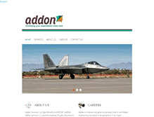 Tablet Screenshot of addonservicesllc.com